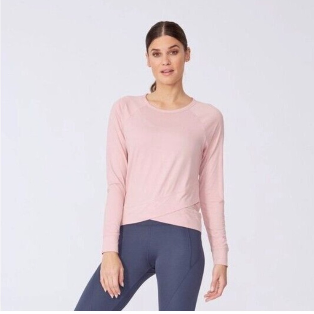 Marika pink long sleeve workout top, NWT